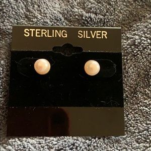 Sterling silver Silpada pearl earrings